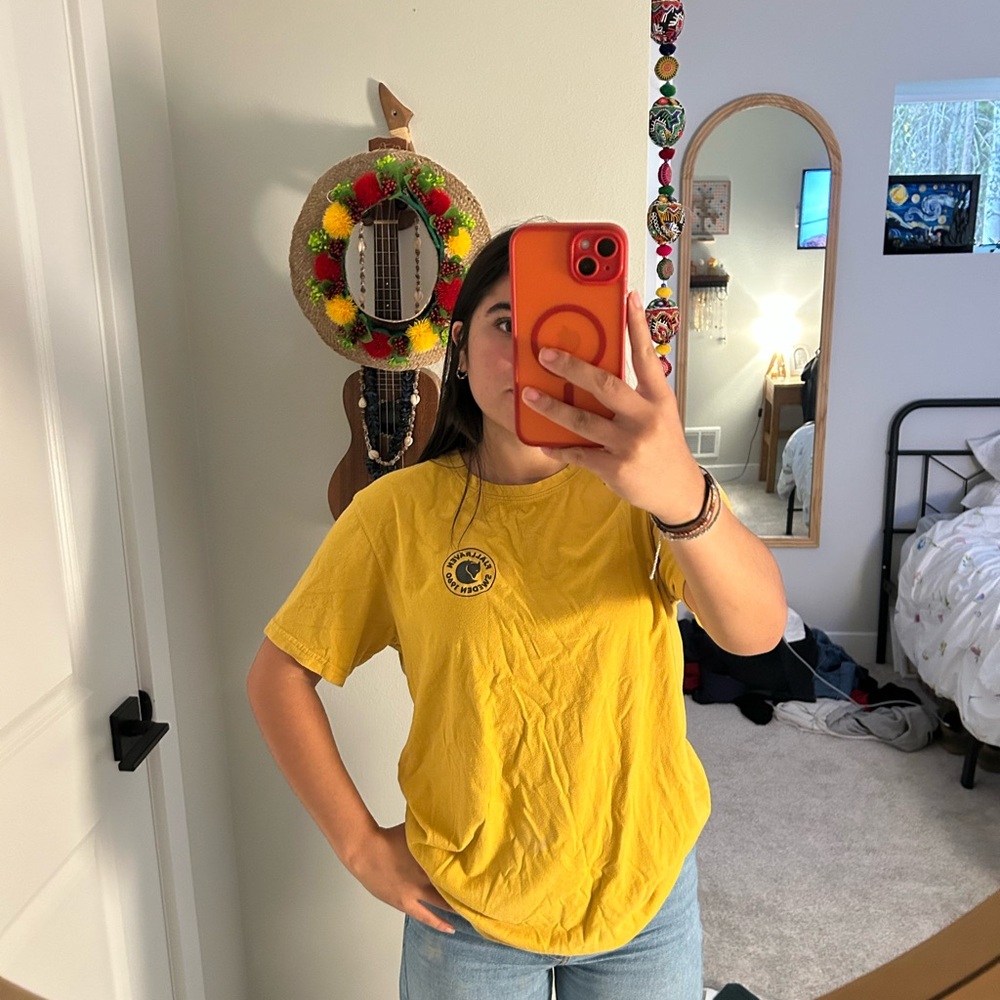 Fjallraven Yellow Outdoor T-Shirt